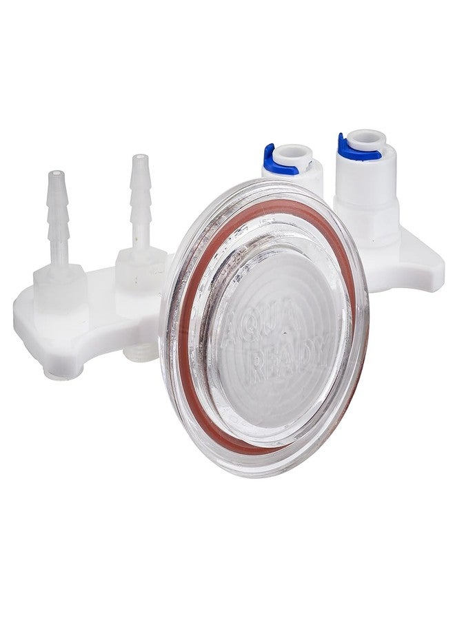 حامل أنابيب الجرعات المغناطيسي AquaReady DTH-1 لأحواض السمك - حامل أكريليك متين مع وصلات سريعة لمضخات الجرعات، والتعبئة التلقائية، وإدارة أنابيب المياه المالحة والعذبة - Image 4